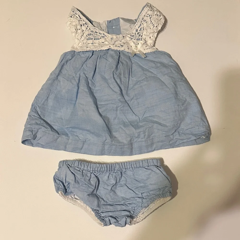 Edgehill Collection Blue and White Diaper Cover Set